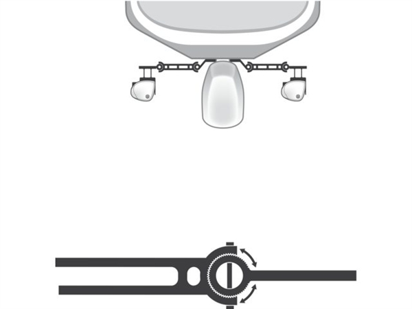 Minn Kota Talon/360 steun tussen motor BB montage "sandwich style" - Afbeelding 2