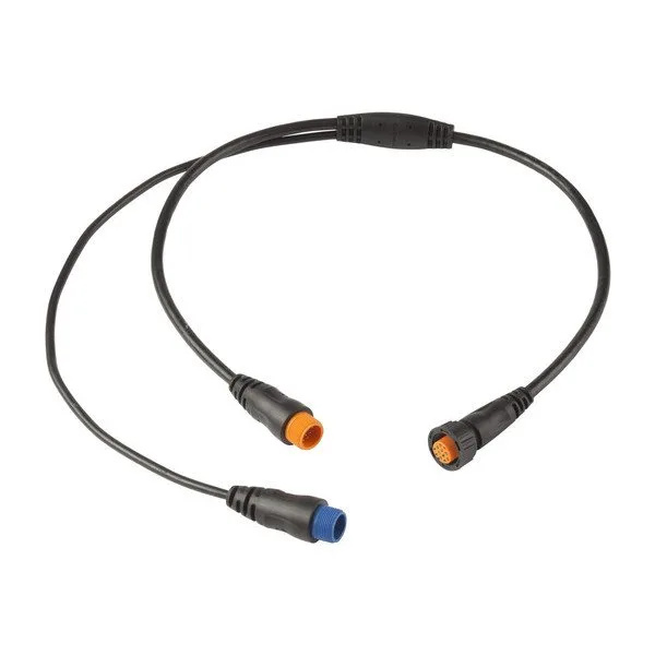 Romp van glasvezel, 12-pins en 8-pins transducers naar 12-pins echolood adapterkabel