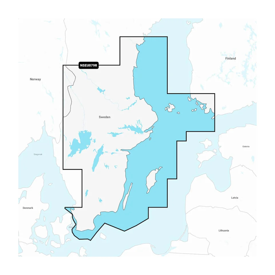 Garmin Navionics+™ NSEU079R Zweden, zuidoost - Waterkaarten