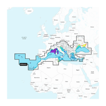 Navionics Platinum+™ NPEU643L Middellandse Zee en Zwarte Zee - Waterkaarten