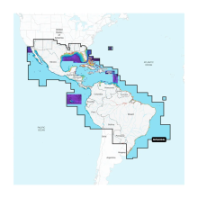 Garmin Navionics Vision+™ NVSA004L Mexico, Caribisch gebied naar Brazilië
