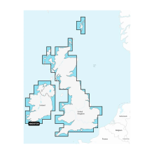 Navionics®+ NAEU072R Verenigd Koninkrijk en Ierland, Meren en rivieren - Waterkaarten voor binnenwateren