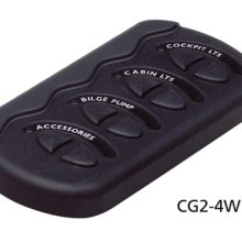 BEP Contour G2, 4 schakelaars+zekering