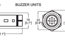 BEP buzzer en warninglight metaal 12v red led