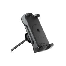 AquaAmp 510-SS Verticale slanke klemhouder, 10W Qi, geen magneet