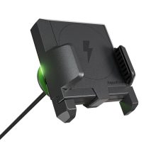 AquaAmp 910-SS Verticale slanke klemhouder met LED, 10W Qi, geen magneet
