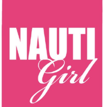 CAN COOLER - NAUTI GIRL - PINK/WHITE