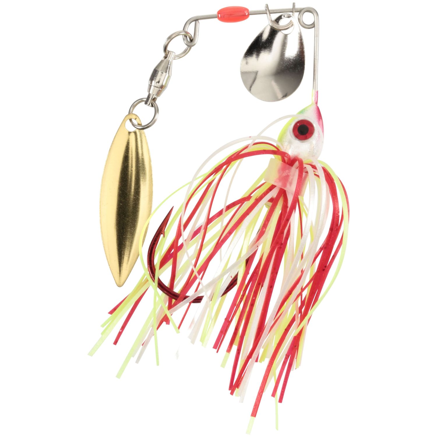 Strike King Bleeding Bait Mini-King Spinnerbait 3.5g Bleeding Chartreuse/White